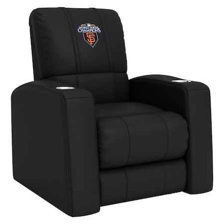 Dreamseat Relax Recliner with San Francisco Giants Champs'10 Logo XZ418301RHTCDBLK-PSMLB22033